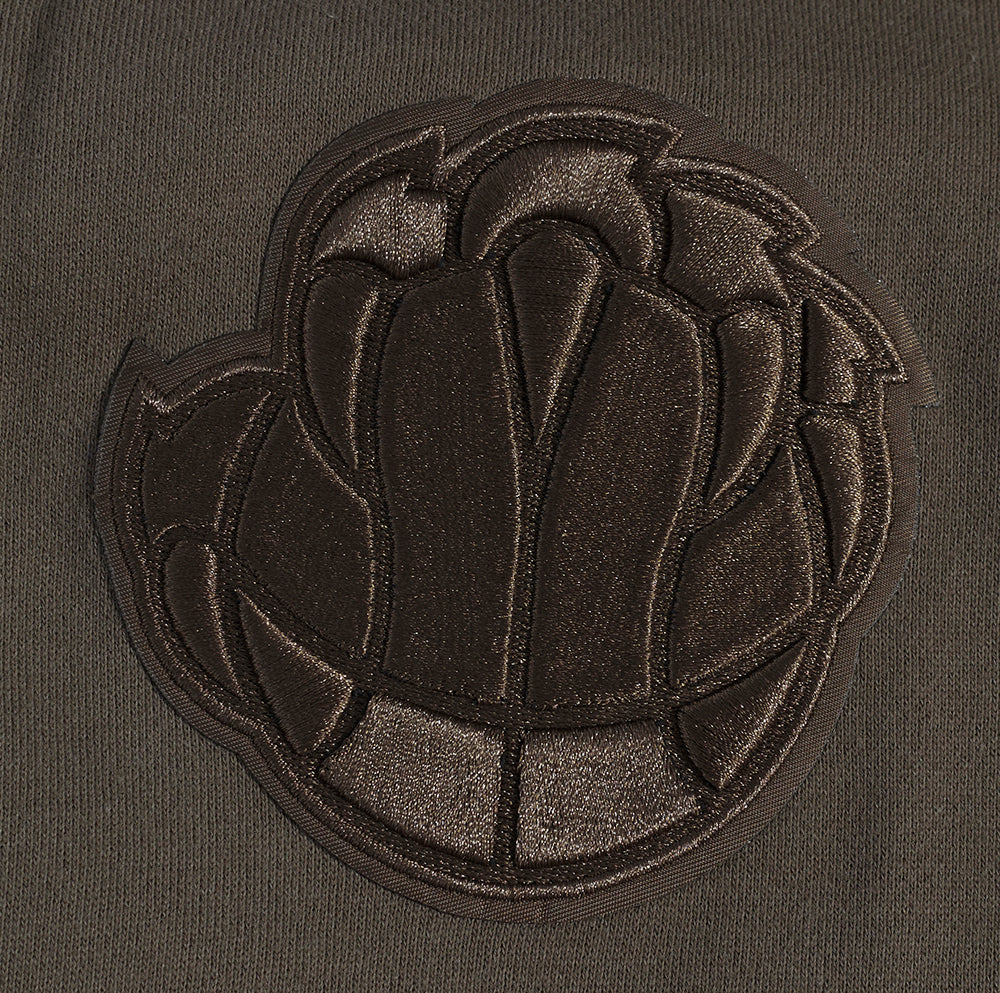 NBA MEMPHIS GRIZZLIES NEUTRAL MEN'S DROP SHOULDER PULLOVER HOODIE (DARK TAUPE) - Image 8