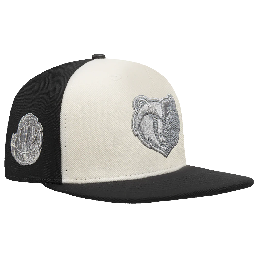 NBA MEMPHIS GRIZZLIES REVERSE FRENCH TERRY WOOL BLEND PRO SIX SN (EGGSHELL/ BLACK) - Image 5