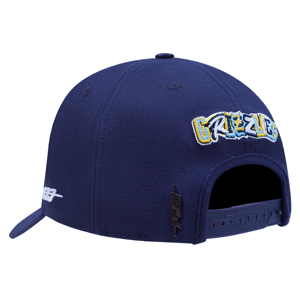NBA MEMPHIS GRIZZLIES CITY RANSOM PINCH FRONT SNAPBACK (MIDNIGHT NAVY) - Image 3