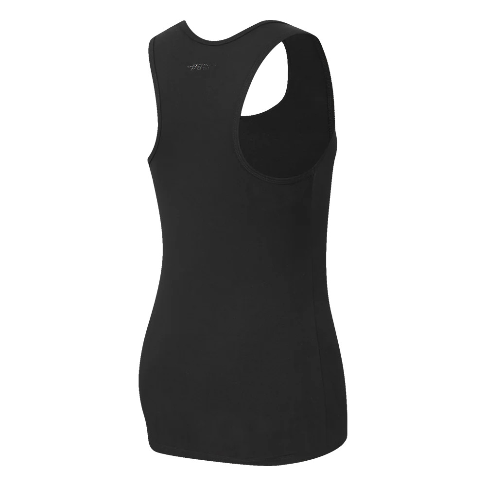 NBA MEMPHIS GRIZZLIES TRIPLE BLACK WOMEN'S RELAXED FIT RACERBACK (TRIPLE BLACK) - Image 6