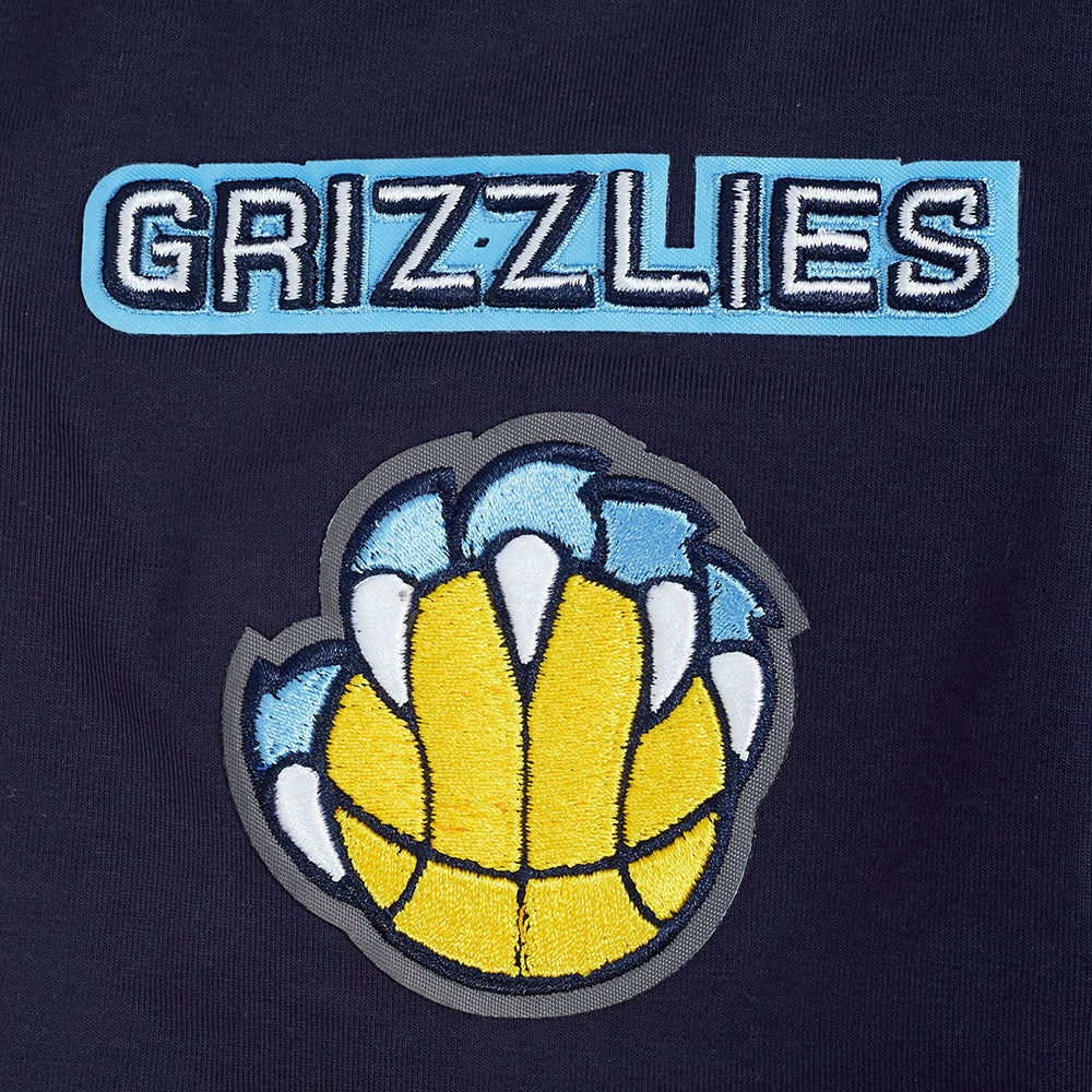 NBA MEMPHIS GRIZZLIES MASHUP WOMEN'S BOXY TEE (MIDNIGHT NAVY) - Image 7