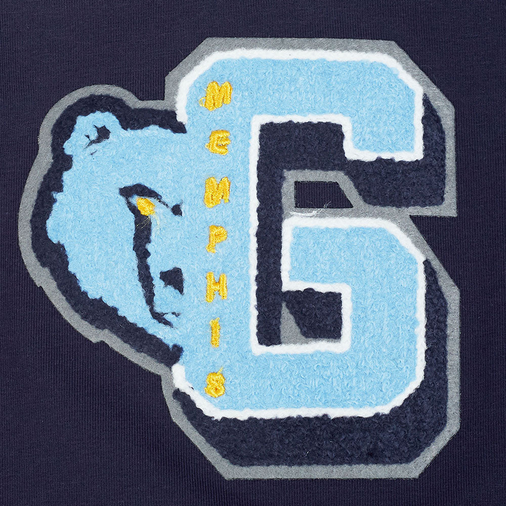 NBA MEMPHIS GRIZZLIES MASHUP WOMEN'S BOXY TEE (MIDNIGHT NAVY) - Image 8