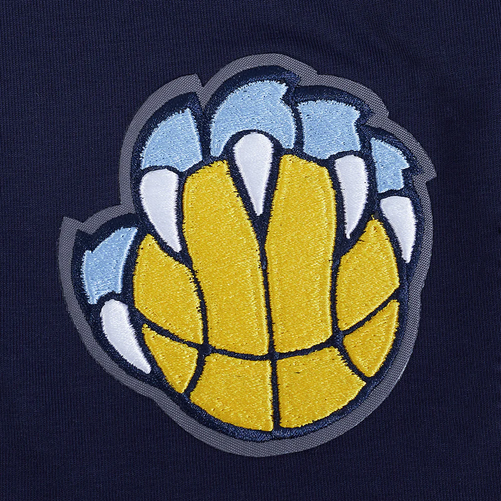 NBA MEMPHIS GRIZZLIES GAME DAY CLASSICS WOMEN'S SINGLE JERSEY BABY DOLL TEE (MIDNIGHT NAVY) - Image 6