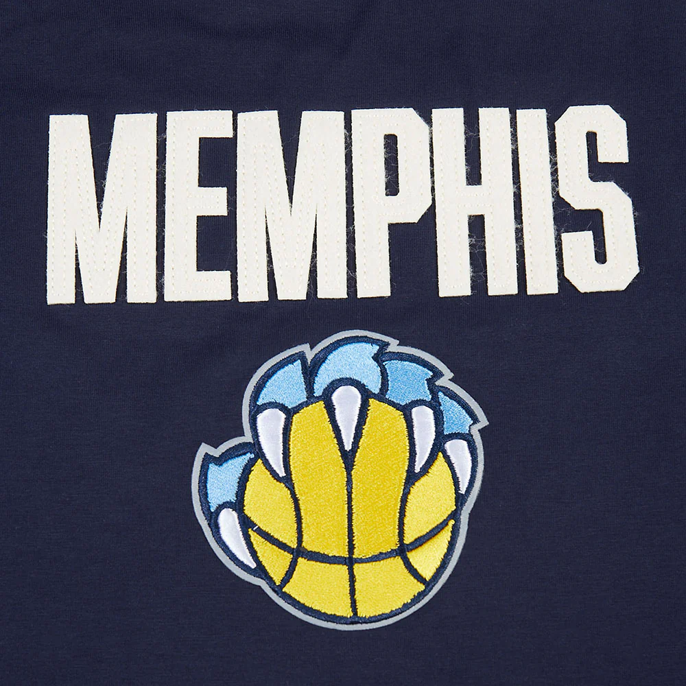 NBA MEMPHIS GRIZZLIES MODERN ORIGINALS WOMEN'S SJ BOXY TEE (MIDNIGHT NAVY) - Image 4