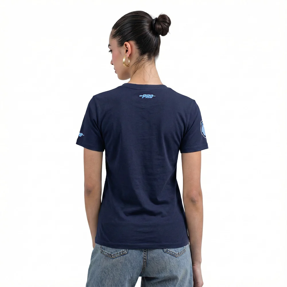NBA MEMPHIS GRIZZLIES LEGACY WOMEN'S SJ SLIM FIT TEE (MIDNIGHT NAVY) - Image 2