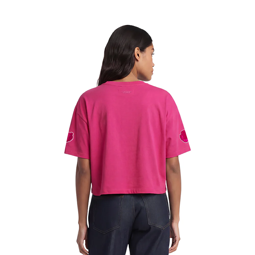 MEMPHIS GRIZZLIE  TRIPLE PINK WOMEN'S SJ BOXY TEE (BEETROOT PURPLE) - Image 2