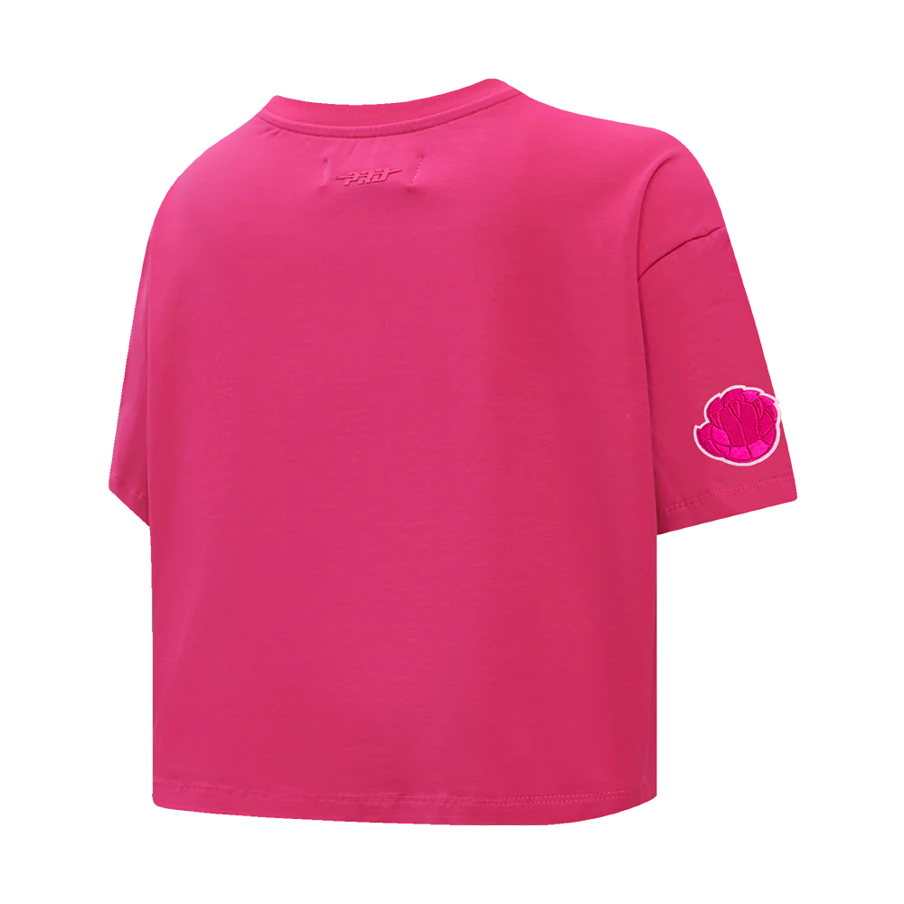 MEMPHIS GRIZZLIE  TRIPLE PINK WOMEN'S SJ BOXY TEE (BEETROOT PURPLE) - Image 6