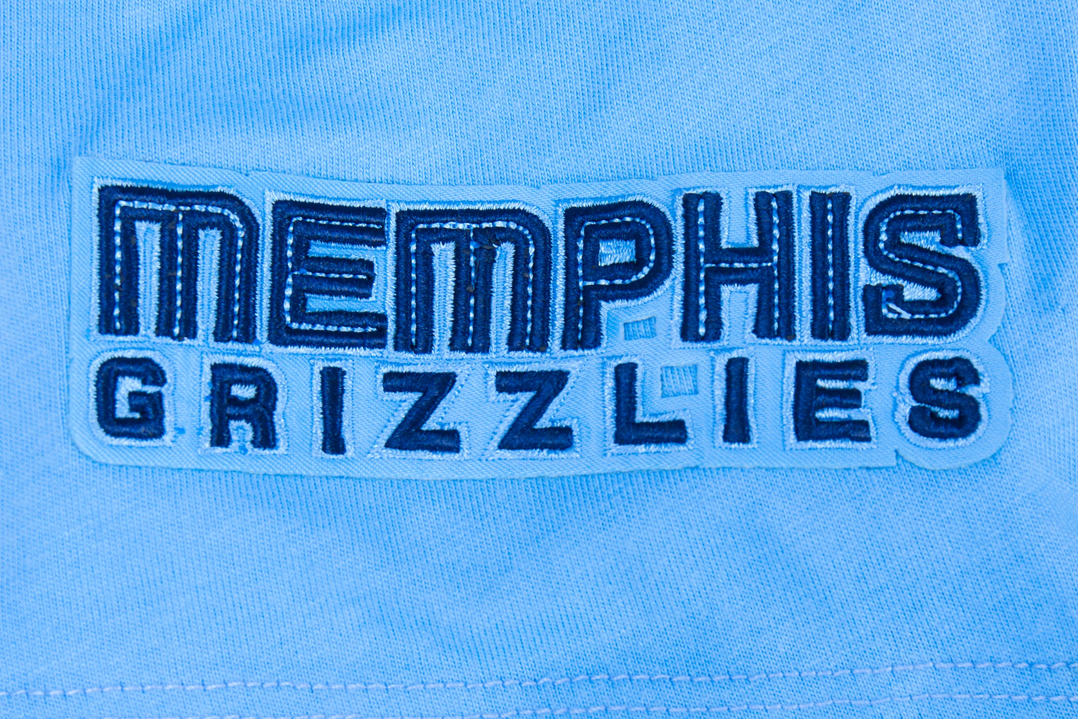 NBA MEMPHIS GRIZZLIES RETRO CLASSIC SINGLE JERSEY BIG BOYS SINGLE JERSEY TEE (UNIVERSITY BLUE) - Image 4