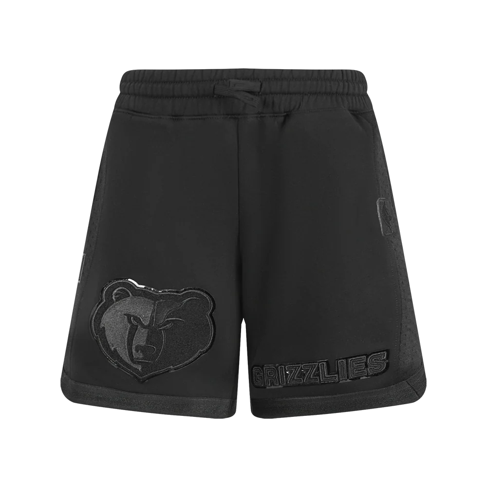 NBA MEMPHIS GRIZZLIES TRIPLE BLACK BIG BOYS FLC 2.0 SHORT (JET BLACK) - Image 2