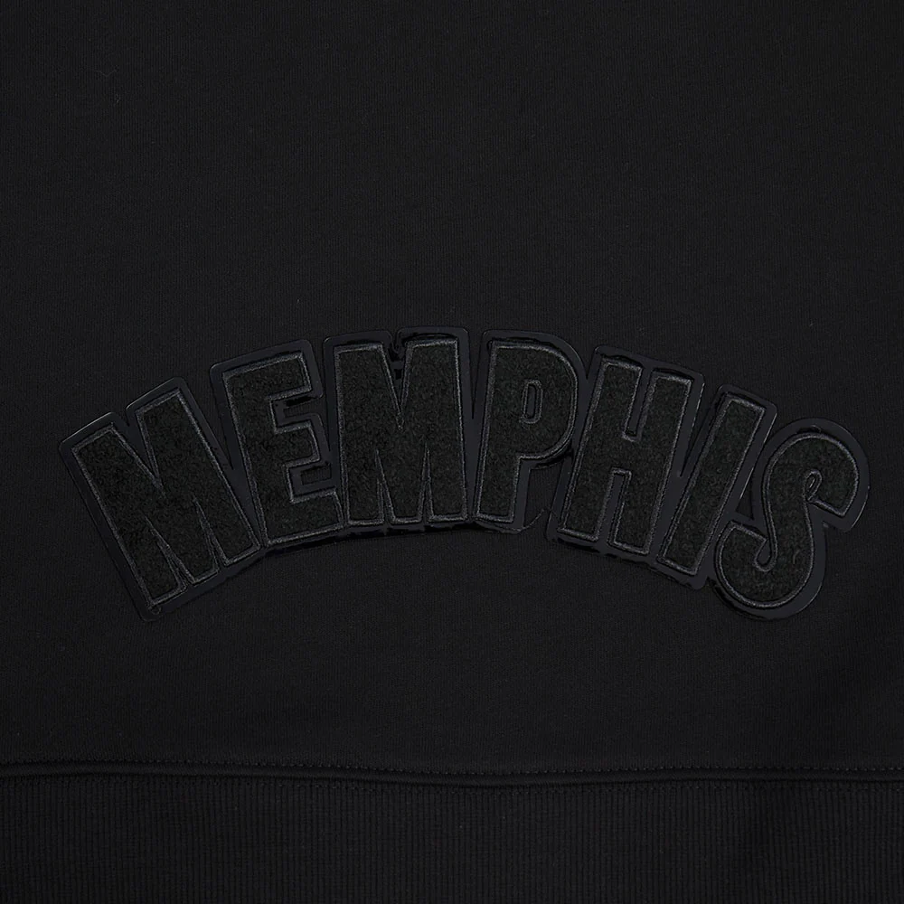NBA MEMPHIS GRIZZLIES TRIPLE BLACK WOMEN'S FLC HOODIE DRESS (TRIPLE BLACK) - Image 8