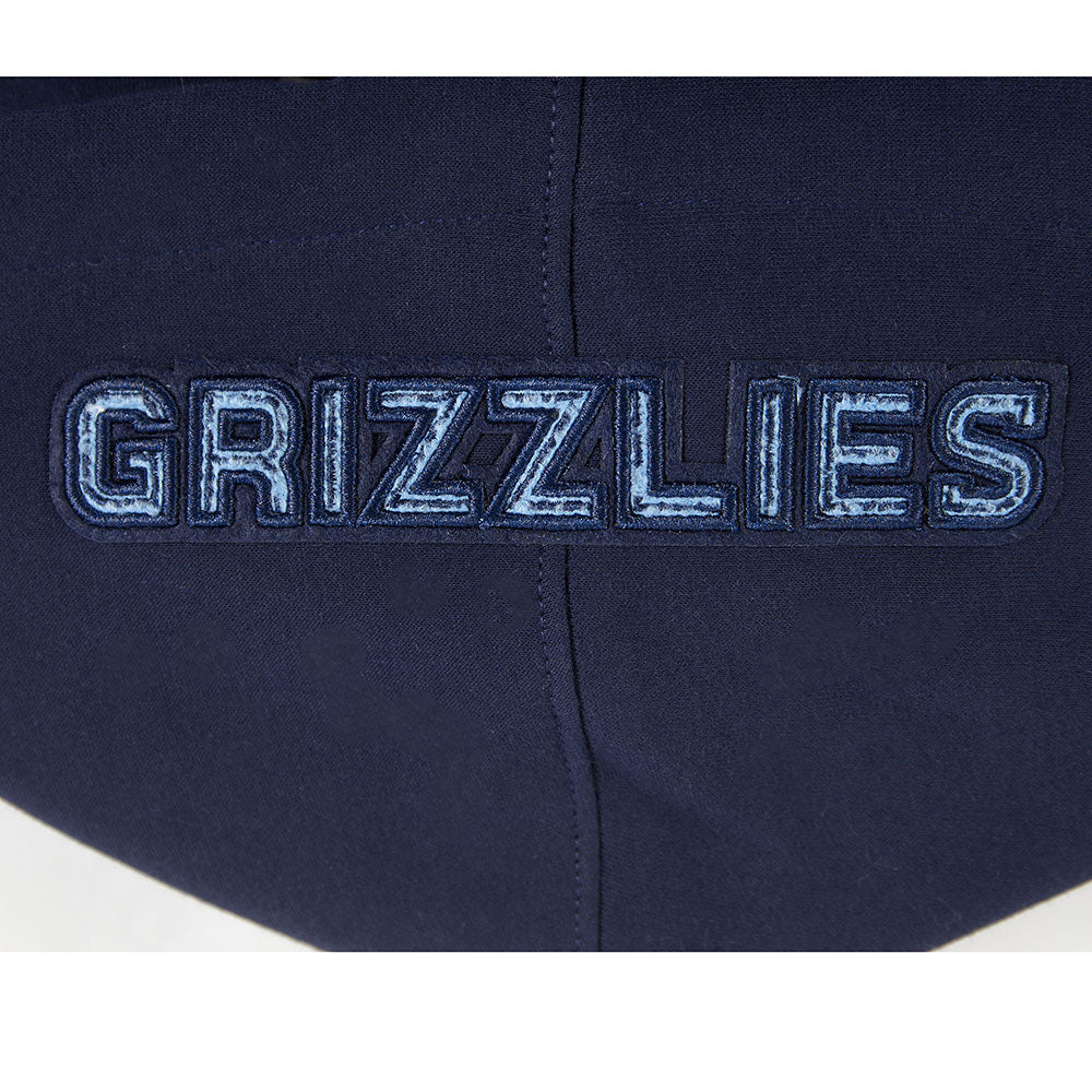 NBA MEMPHIS GRIZZLIES CLASSIC BIG BOYS FLC FZ PO HOODIE (MIDNIGHT NAVY) - Image 8