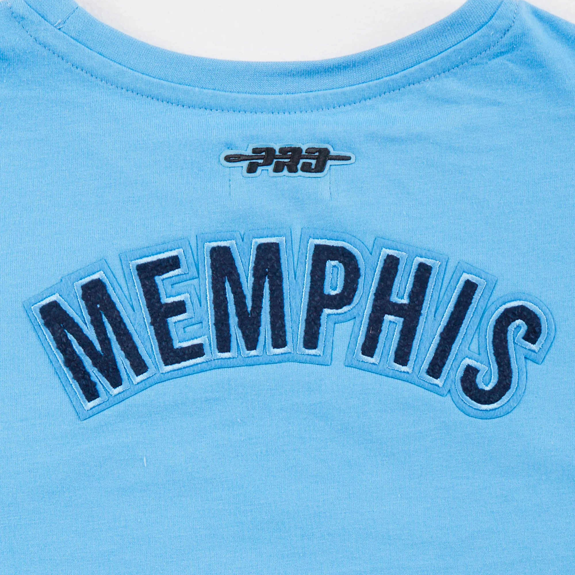 NBA MEMPHIS GRIZZLIES CLASSIC BIG GIRLS SS BOXY TEE (UNIVERSITY BLUE) - Image 5