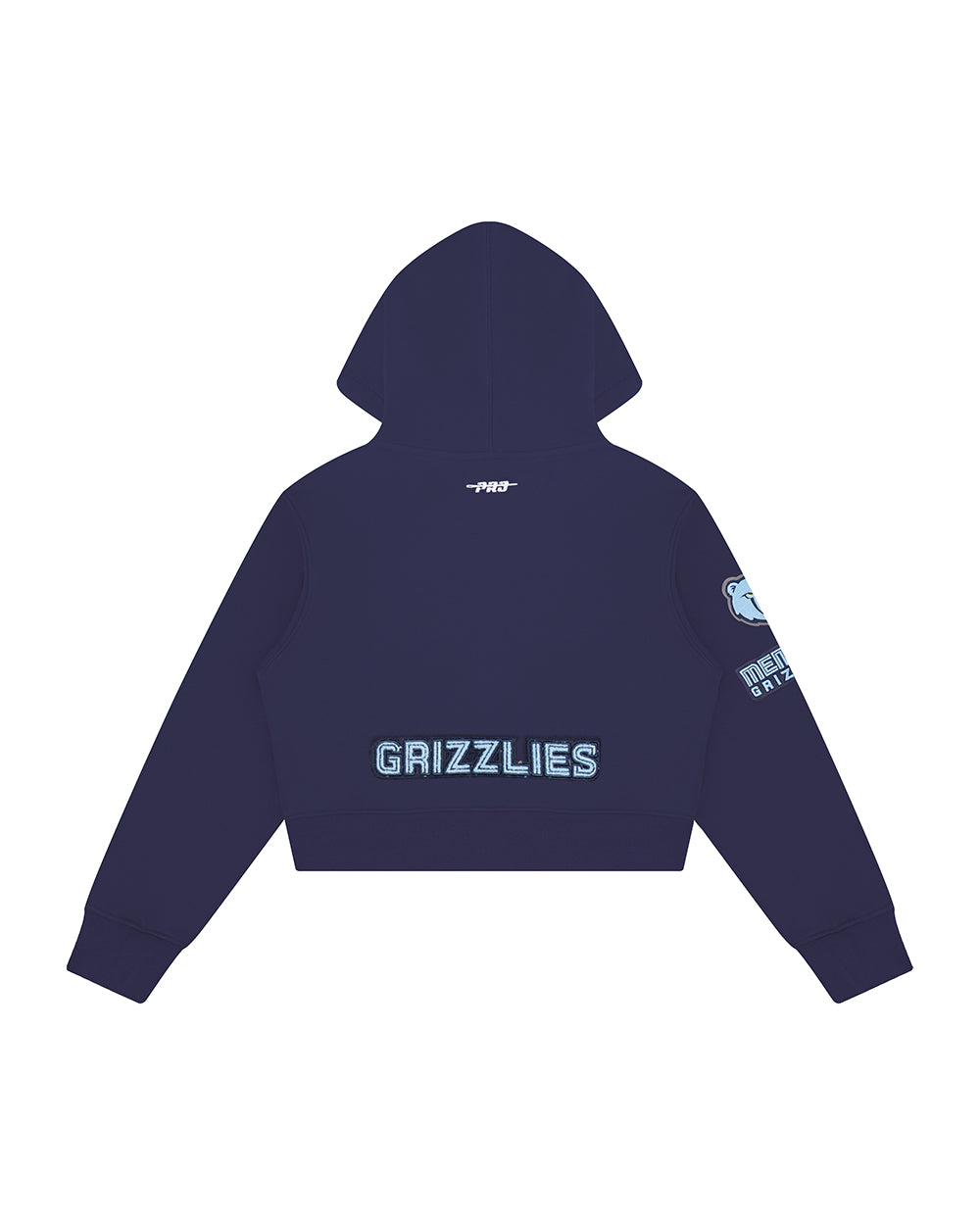 NBA MEMPHIS GRIZZLIES CLASSIC BIG GIRLS  FLEECE FULL ZIP HOODIE (MIDNIGHT NAVY) - Image 4