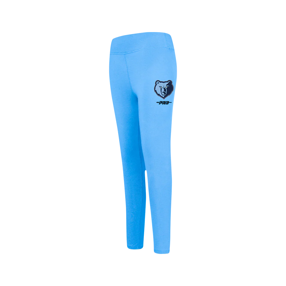 NBA MEMPHIS GRIZZLIES RETRO CLASSIC BIG GIRLS LEGGING (UNIVERSITY BLUE)
