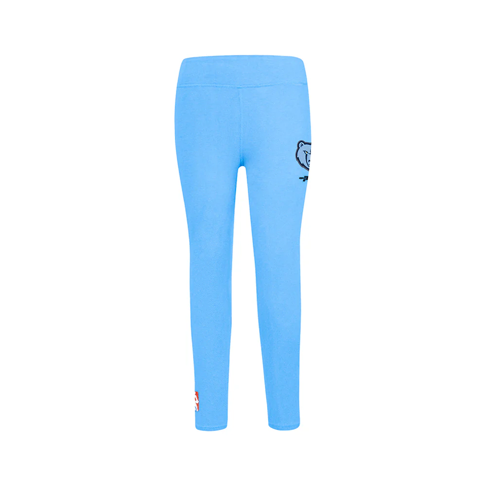 NBA MEMPHIS GRIZZLIES RETRO CLASSIC BIG GIRLS LEGGING (UNIVERSITY BLUE) - Image 2