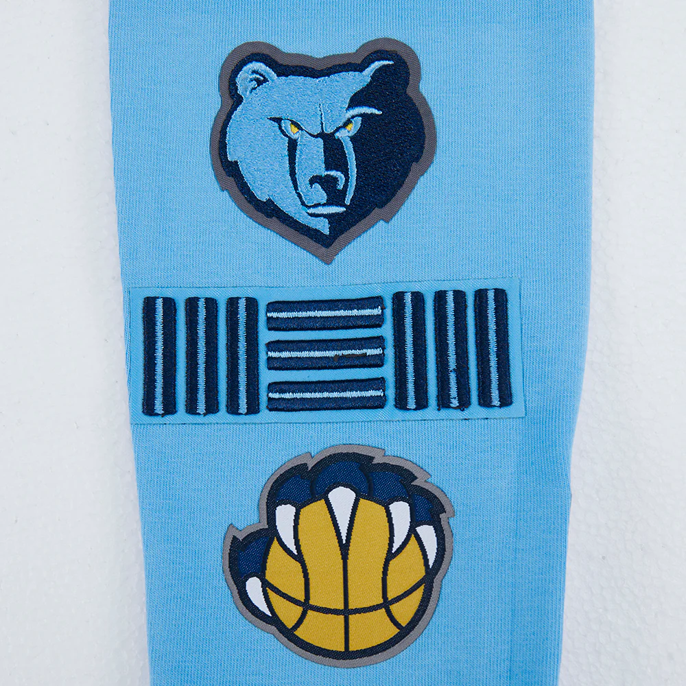 NBA MEMPHIS GRIZZLIES RETRO CLASSIC BIG GIRLS LEGGING (UNIVERSITY BLUE) - Image 5
