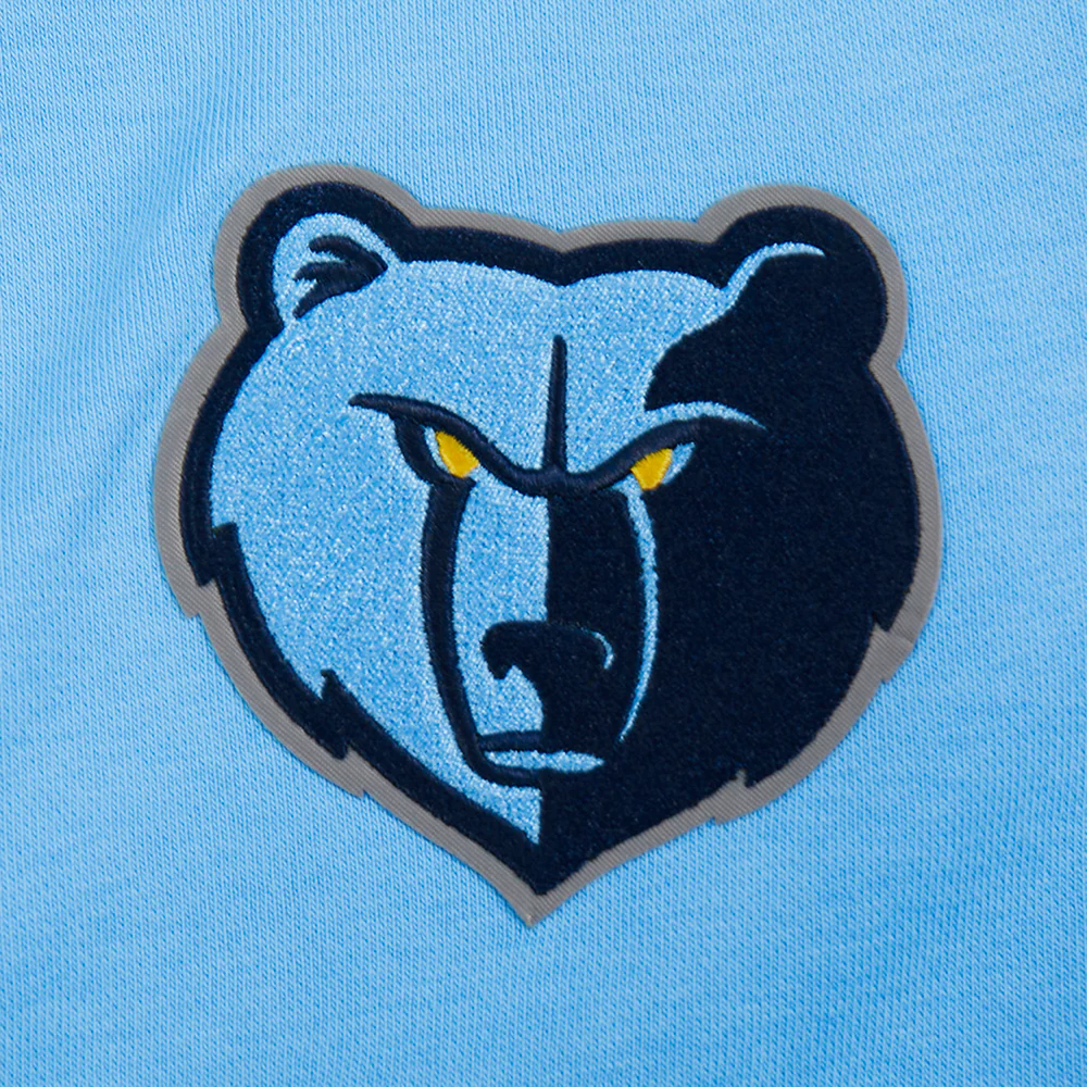 NBA MEMPHIS GRIZZLIES WINGSPAN WOMEN'S FLEECE CREWNECK (UNIVERSITY BLUE) - Image 15