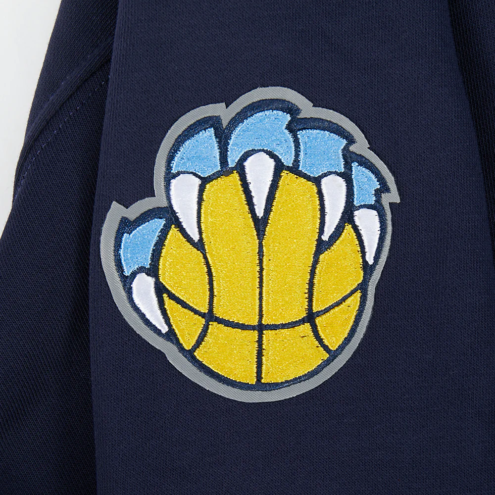 NBA MEMPHIS GRIZZLIES JA MORANT #12 CLASSIC PNN WOMEN'S FLC CREWNECK (MIDNIGHT NAVY) - Image 10