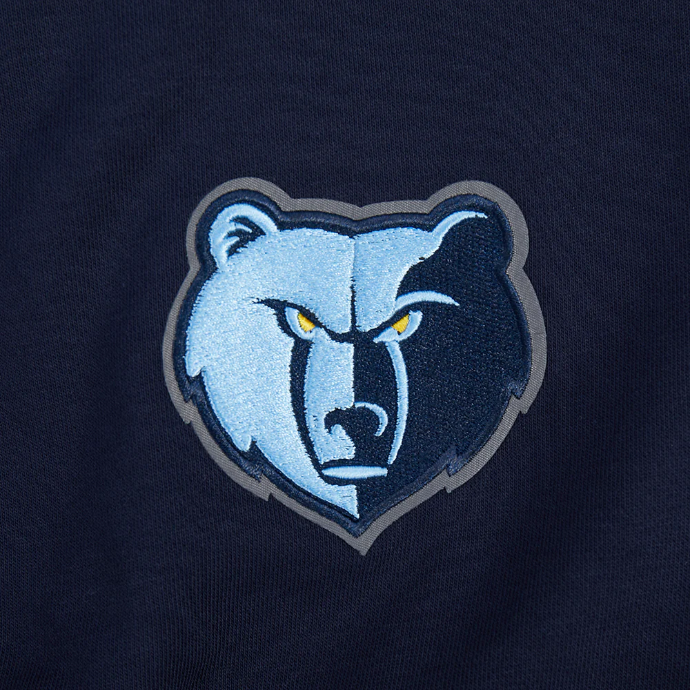 NBA MEMPHIS GRIZZLIES JA MORANT #12 CLASSIC PNN WOMEN'S FLC CREWNECK (MIDNIGHT NAVY) - Image 8