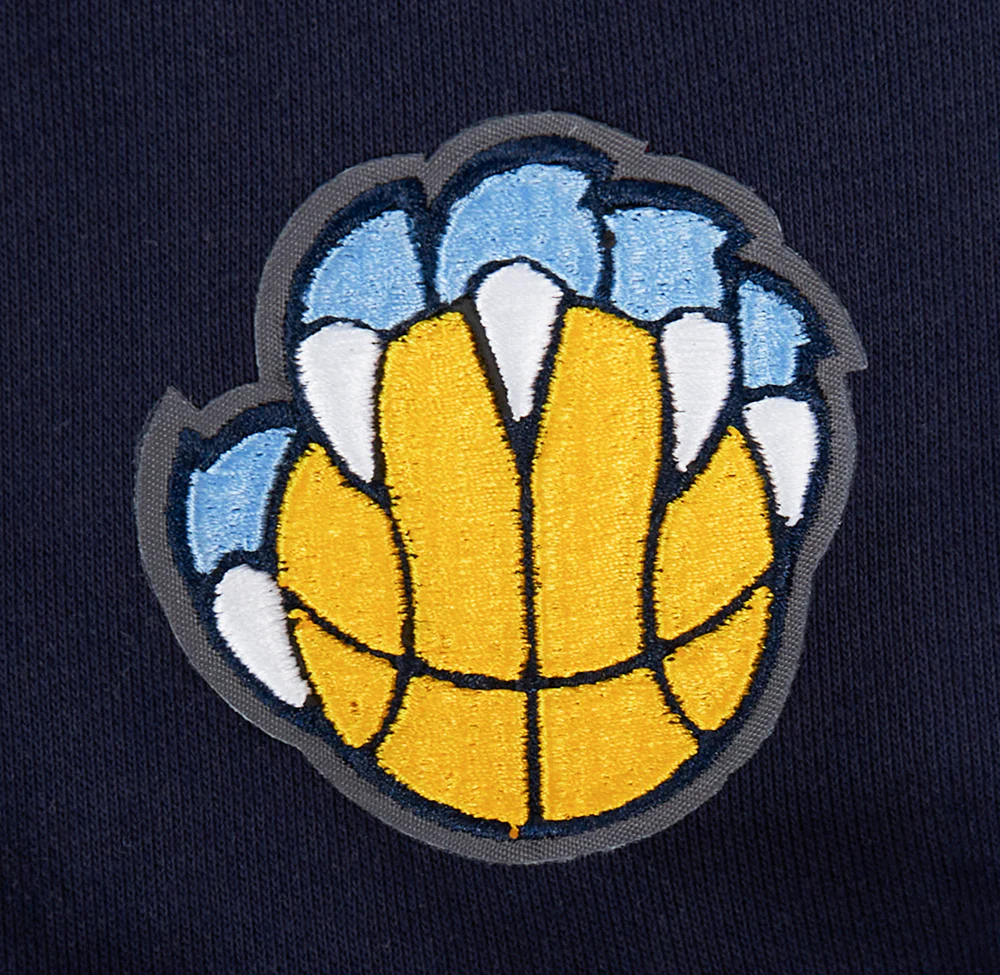 NBA MEMPHIS GRIZZLIES CLASSIC WOMEN'S FLEECE PULLOVER HOODIE (MIDNIGHT NAVY) - Image 5