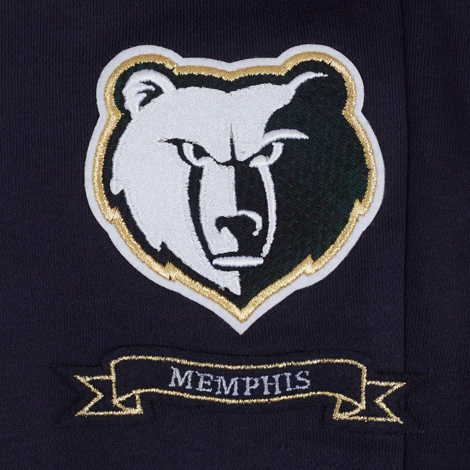 NBA MEMPHIS GRIZZLIES PRO PREP RIB FLEECE WOMEN'S SWEATPANT (MIDNIGHT NAVY) - Image 5