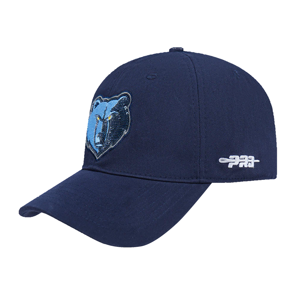 NBA MEMPHIS GRIZZLIES GAME DAY CLASSICS WOMEN'S DAD HAT (MIDNIGHT NAVY) - Image 2