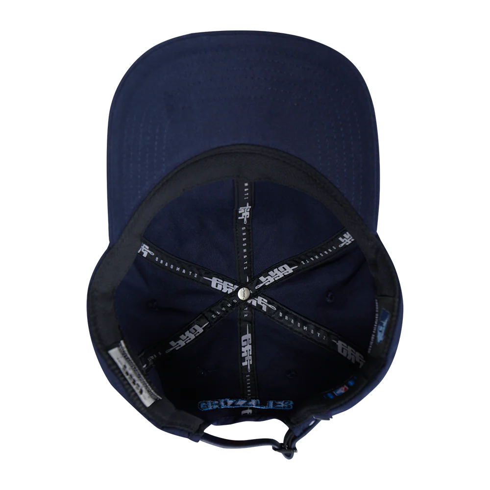 NBA MEMPHIS GRIZZLIES GAME DAY CLASSICS WOMEN'S DAD HAT (MIDNIGHT NAVY) - Image 6