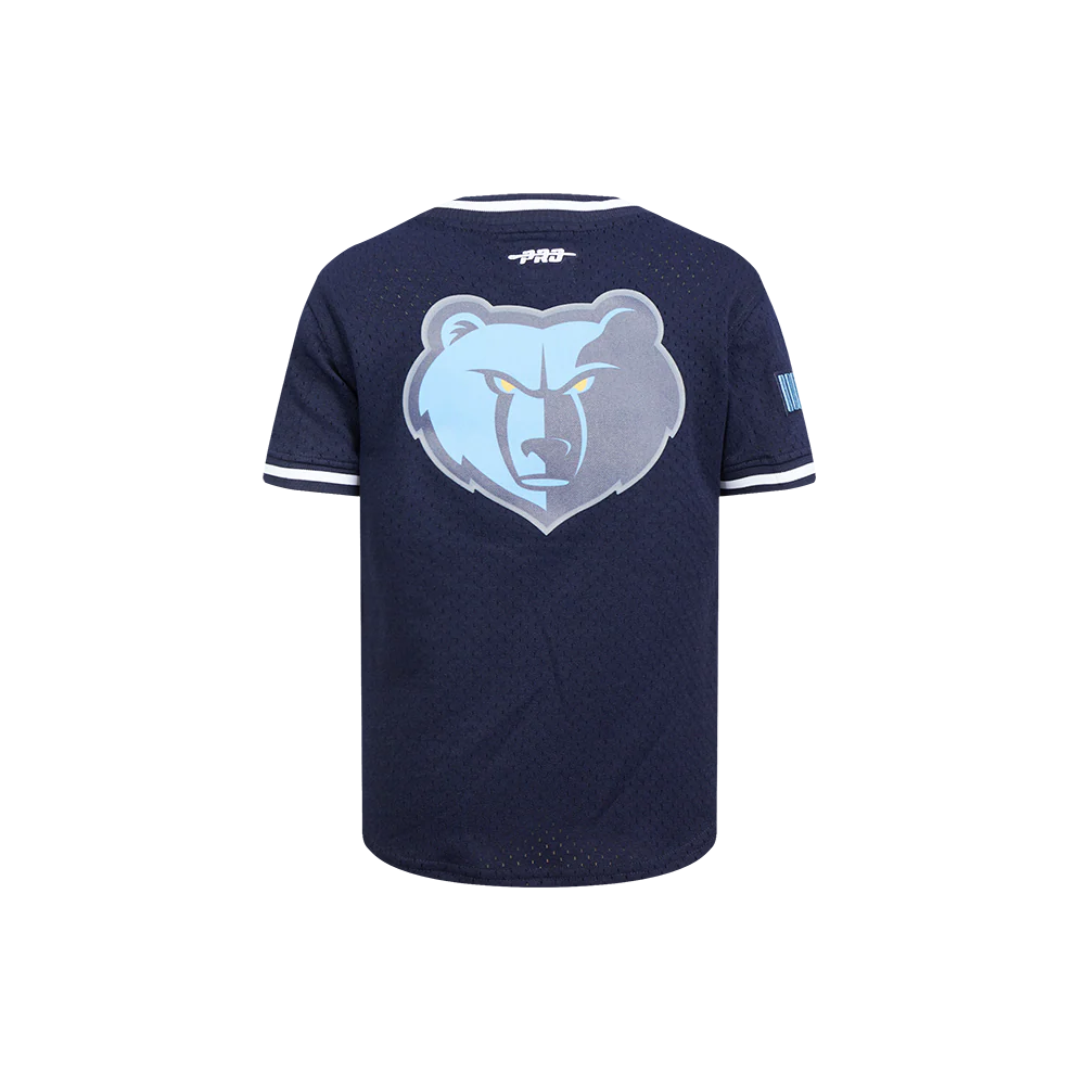 NBA MEMPHIS GRIZZLIES CLASSIC LITTLE BOYS SHORT SLEEVE MESH TEE (MIDNIGHT NAVY) - Image 3