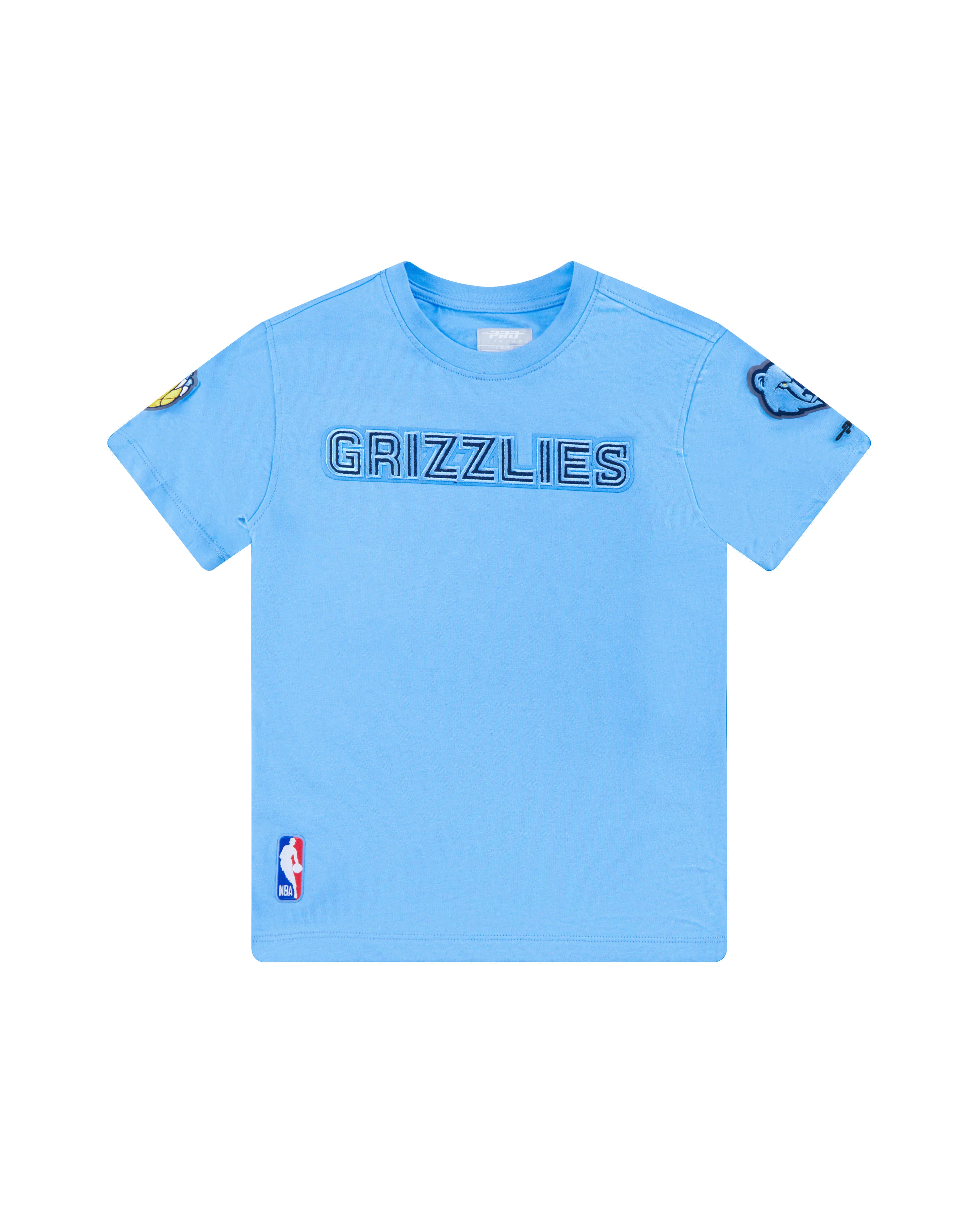NBA MEMPHIS GRIZZLIES CLASSIC LITTLE BOYS SS TEE (UNIVERSITY BLUE) - Image 3