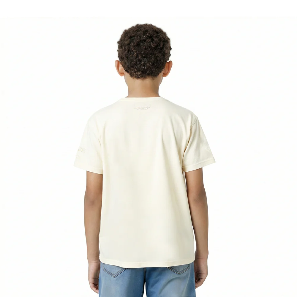 NBA MEMPHIS GRIZZLIES NEUTRAL LITTLE BOYS SHORT SLEEVE TEE (EGGSHELL) - Image 2