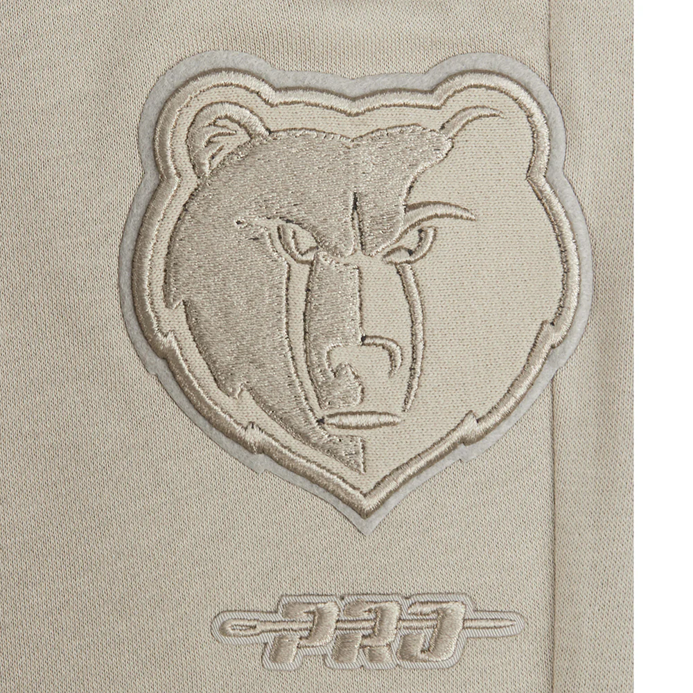 NBA MEMPHIS GRIZZLIES NEUTRAL LITTLE BOYS FLC SWEATPANT (TAUPE) - Image 7