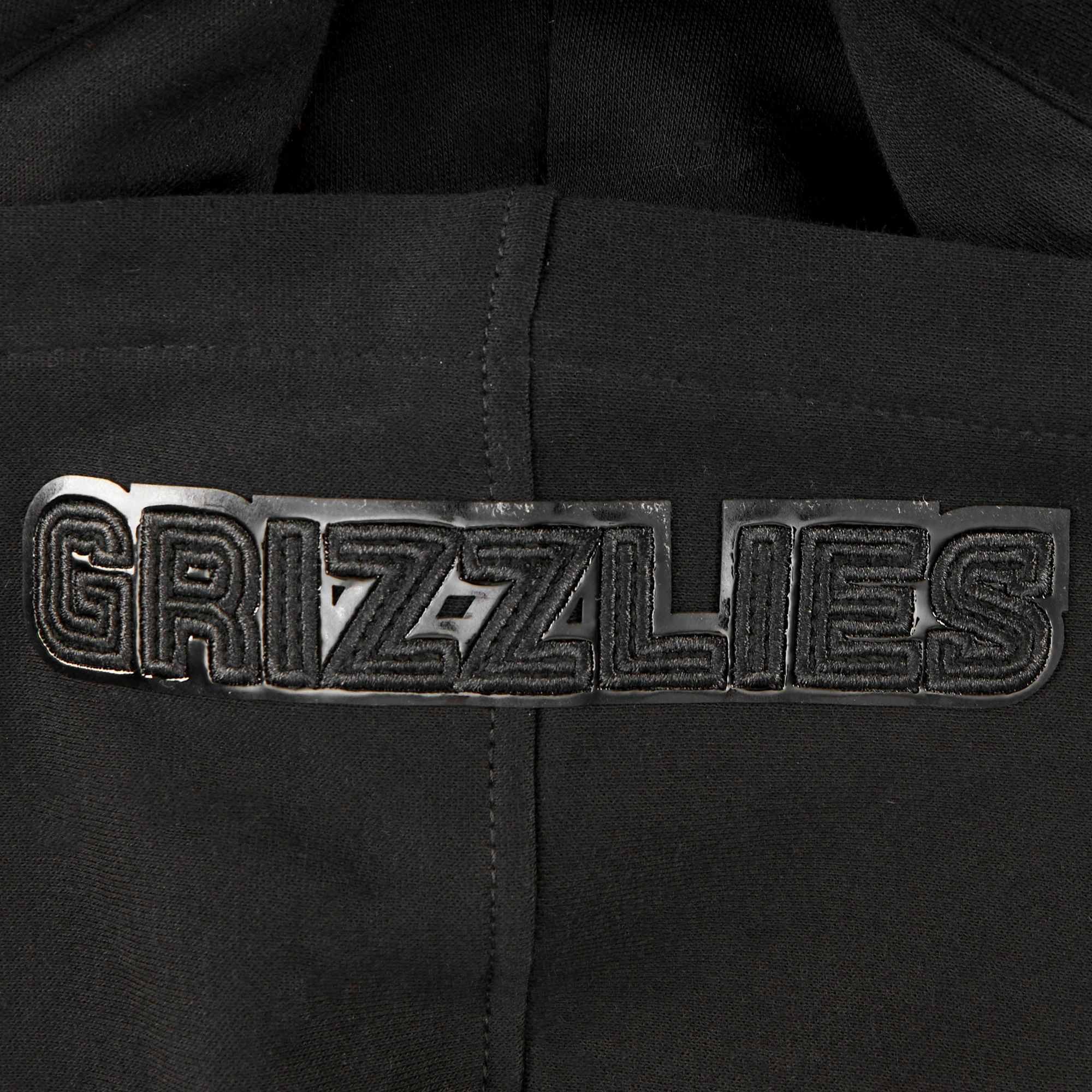 NBA MEMPHIS GRIZZLIES TRIPLE BLACK LITTLE BOYS FLEECE PULLOVER HOODIE (BLACK) - Image 5