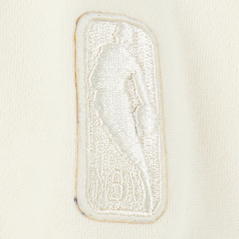 NBA MEMPHIS GRIZZLIES NEUTRAL LITTLE GIRLS FLC PO HOODIE (EGGSHELL) - Image 6