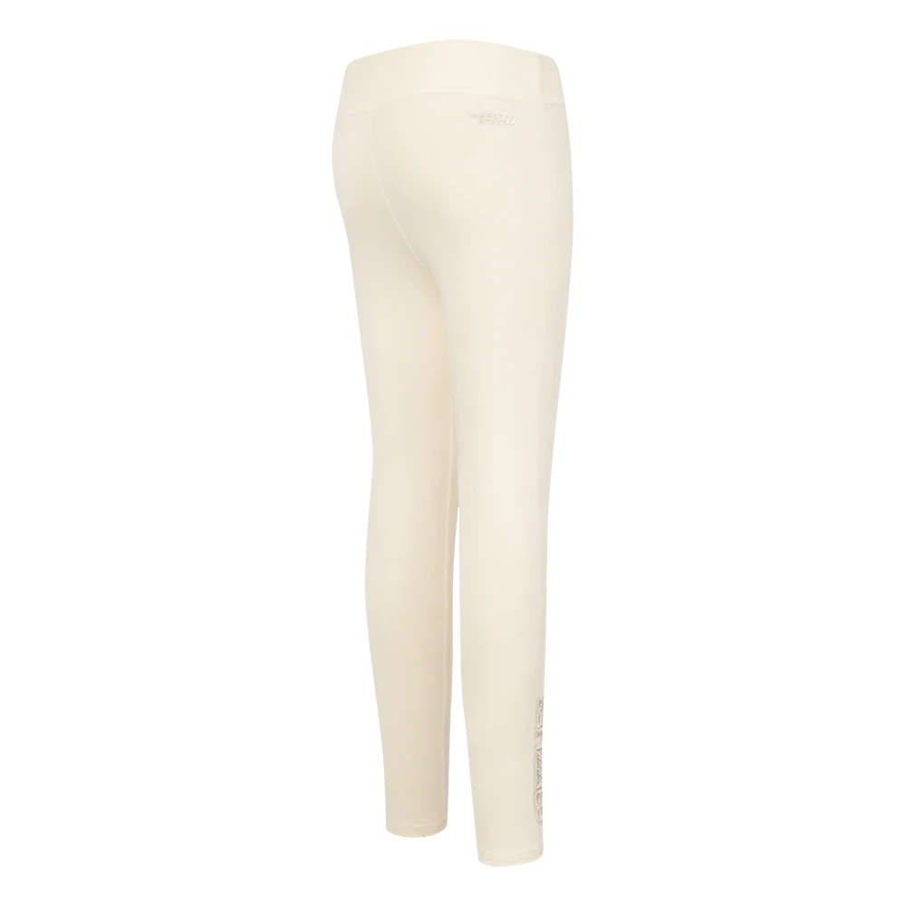 NBA MEMPHIS GRIZZLIES NEUTRAL LITTLE GIRLS LEGGING (EGGSHELL) - Image 3