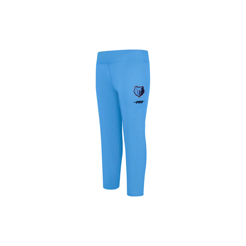 NBA MEMPHIS GRIZZLIES RETRO CLASSIC LITTLE GIRLS LEGGING (UNIVERSITY BLUE)