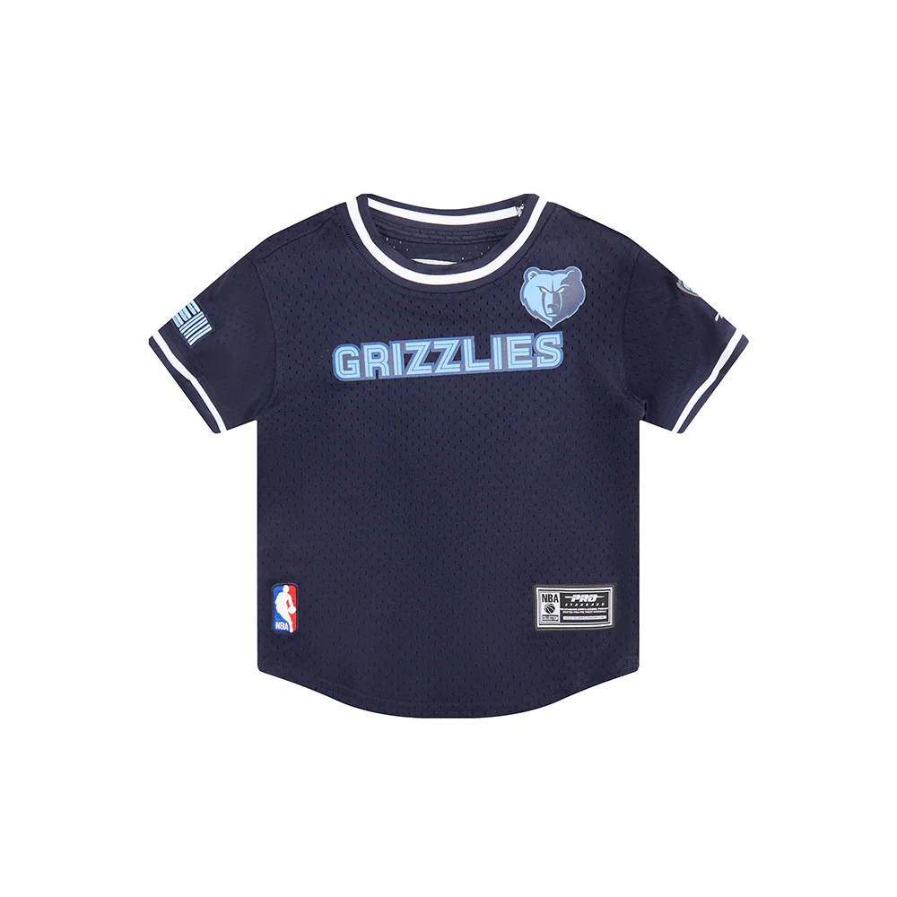 NBA MEMPHIS GRIZZLIES CLASSIC TODDLER BOYS SHORT SLEEVE MESH TEE (MIDNIGHT NAVY) - Image 3