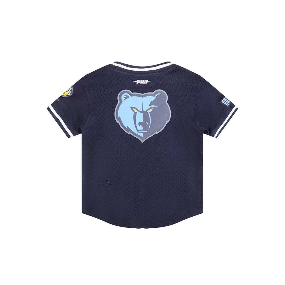 NBA MEMPHIS GRIZZLIES CLASSIC TODDLER BOYS SHORT SLEEVE MESH TEE (MIDNIGHT NAVY) - Image 4