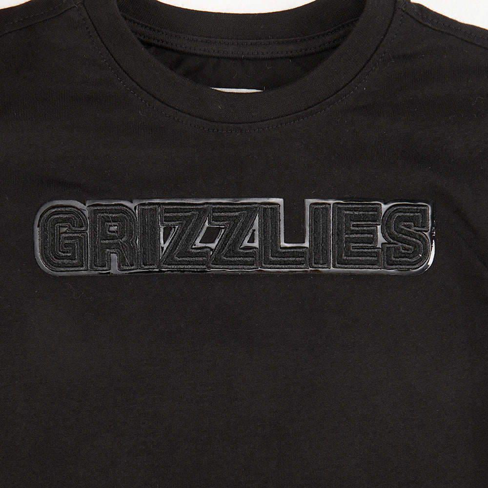 NBA MEMPHIS GRIZZLIES TRIPLE BLACK TODDLER BOYS SHORT SLEEVE TEE (BLACK) - Image 5