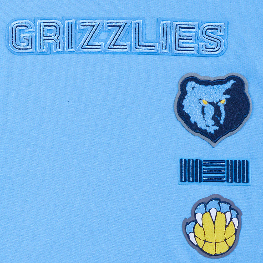 NBA MEMPHIS GRIZZLIES RETRO CLASSIC TODDLER BOYS SHORT SLEEVE TAPING TEE (UNIVERSITY BLUE) - Image 5
