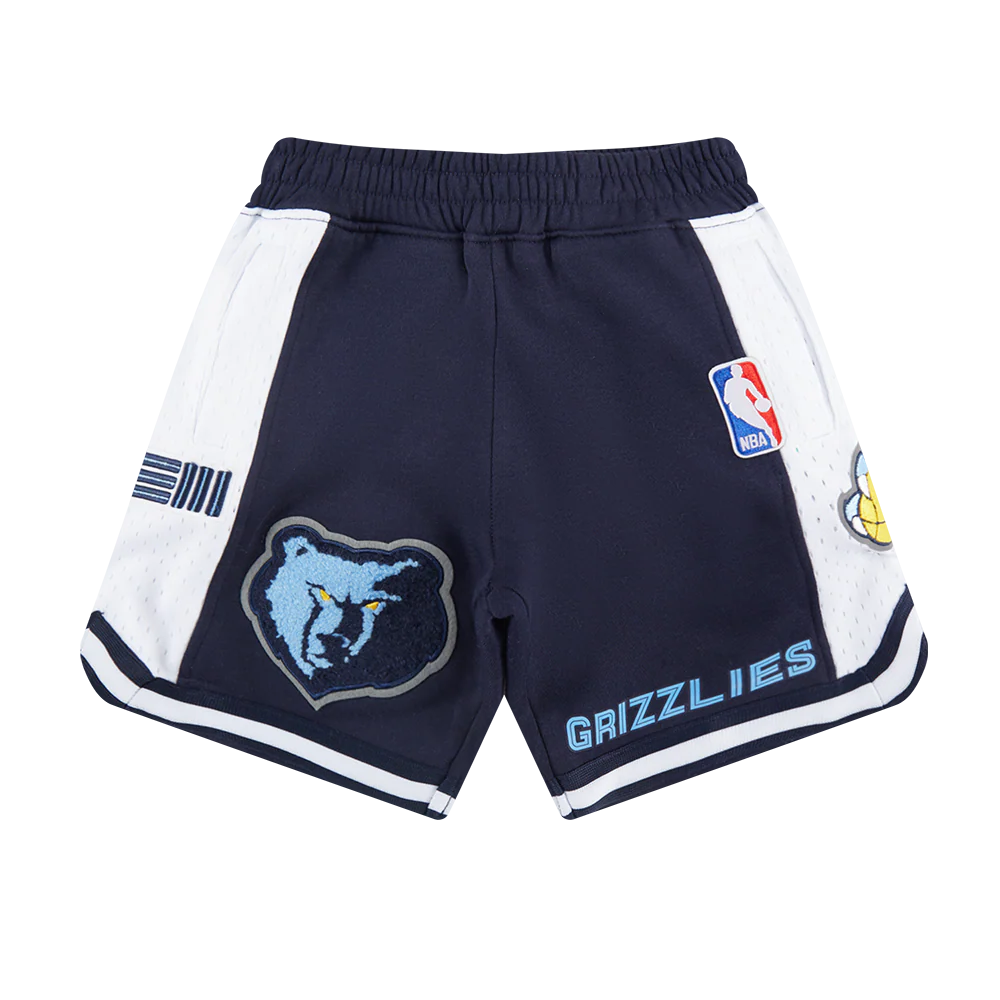 NBA MEMPHIS GRIZZLIES CLASSIC TODDLER BOYS FLEECE 2.0 SHORT (MIDNIGHT NAVY) - Image 4