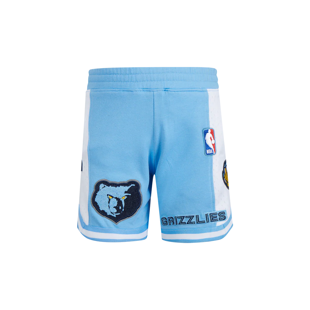 NBA MEMPHIS GRIZZLIES RETRO CLASSIC TODDLER BOYS FLEECE 2.0 SHORT (UNIVERSITY BLUE)