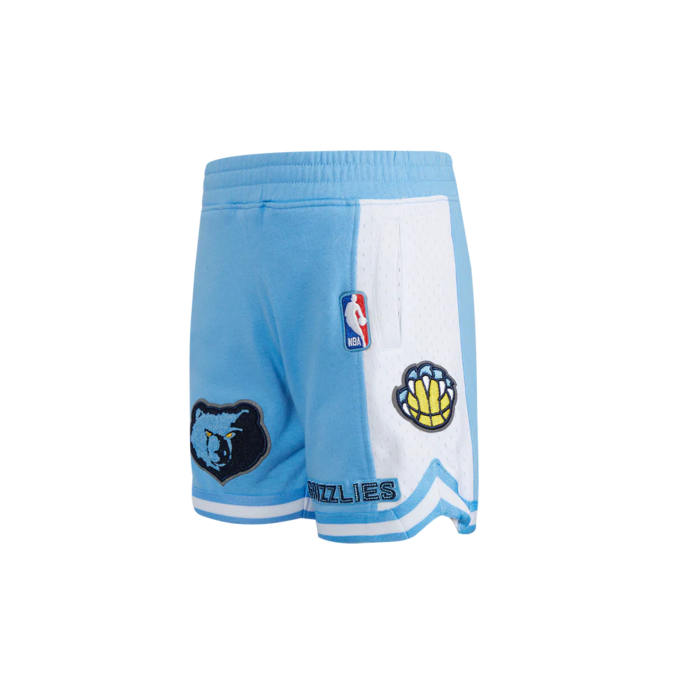 NBA MEMPHIS GRIZZLIES RETRO CLASSIC TODDLER BOYS FLEECE 2.0 SHORT (UNIVERSITY BLUE) - Image 2