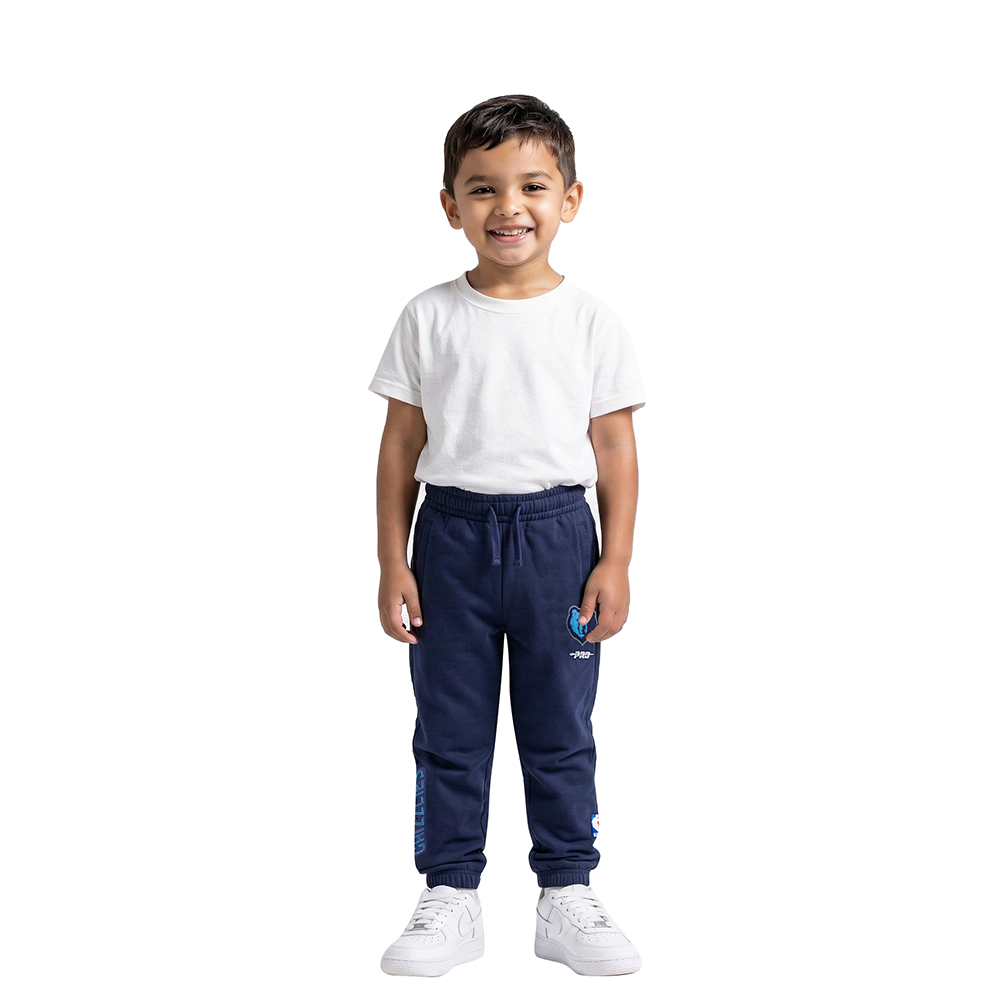 NBA MEMPHIS GRIZZLIES CLASSIC TODDLER BOYS FLC SWEATPANT (MIDNIGHT NAVY) - Image 3