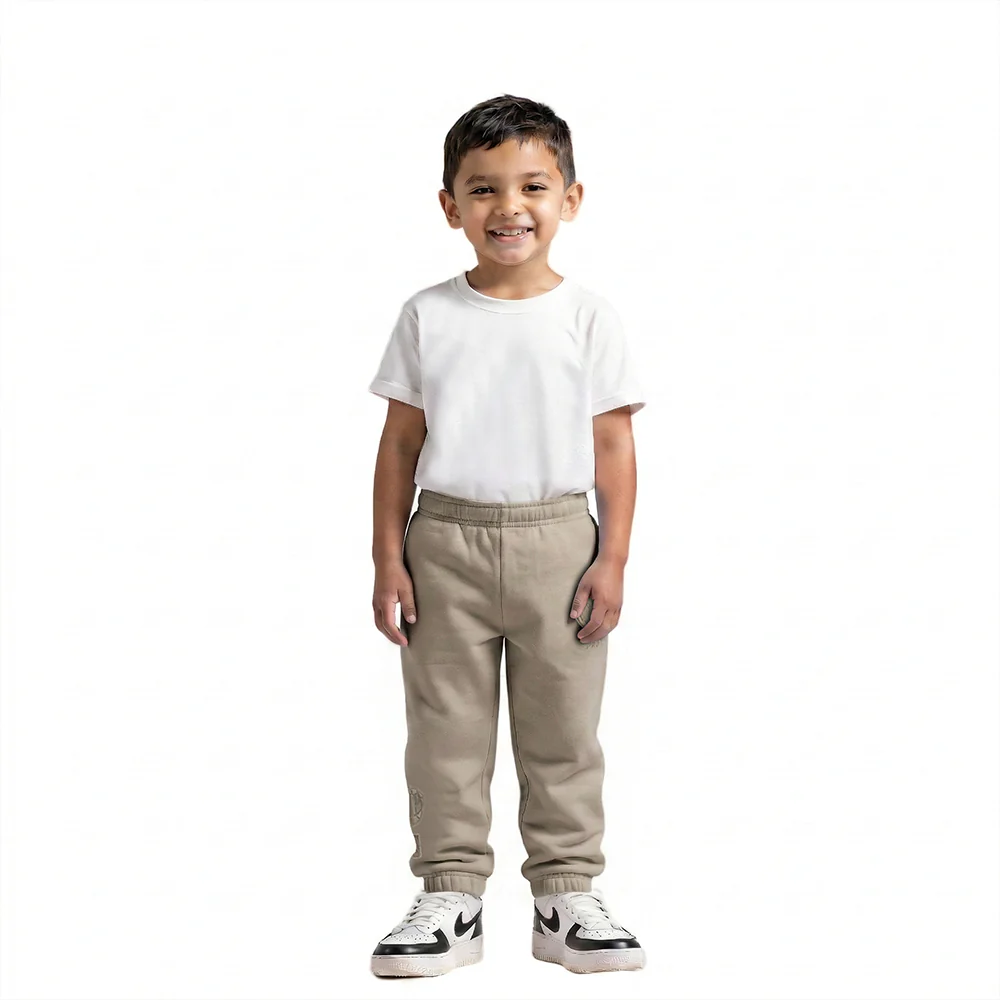 NBA MEMPHIS GRIZZLIES NEUTRAL TODDLER BOYS FLC SWEATPANT (TAUPE) - Image 3