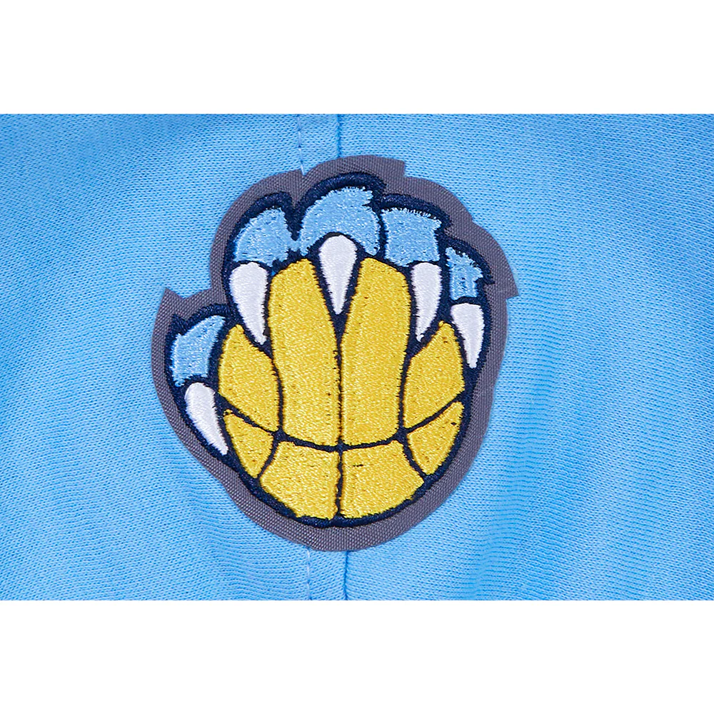 NBA MEMPHIS GRIZZLIES RETRO CLASSIC TODDLER BOYS RIB FLEECE PULLOVER HOODIE (UNIVERSITY BLUE) - Image 5