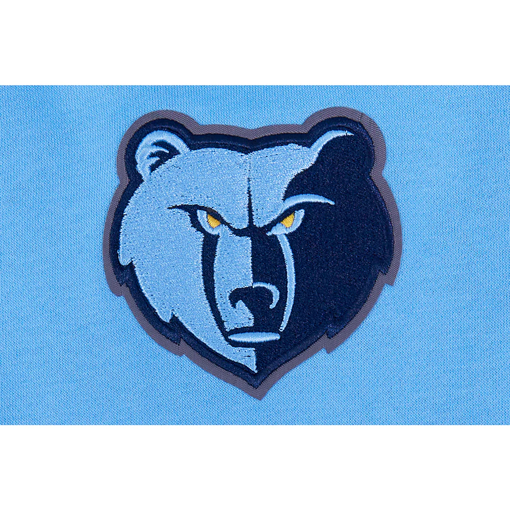 NBA MEMPHIS GRIZZLIES RETRO CLASSIC TODDLER BOYS RIB FLEECE PULLOVER HOODIE (UNIVERSITY BLUE) - Image 6