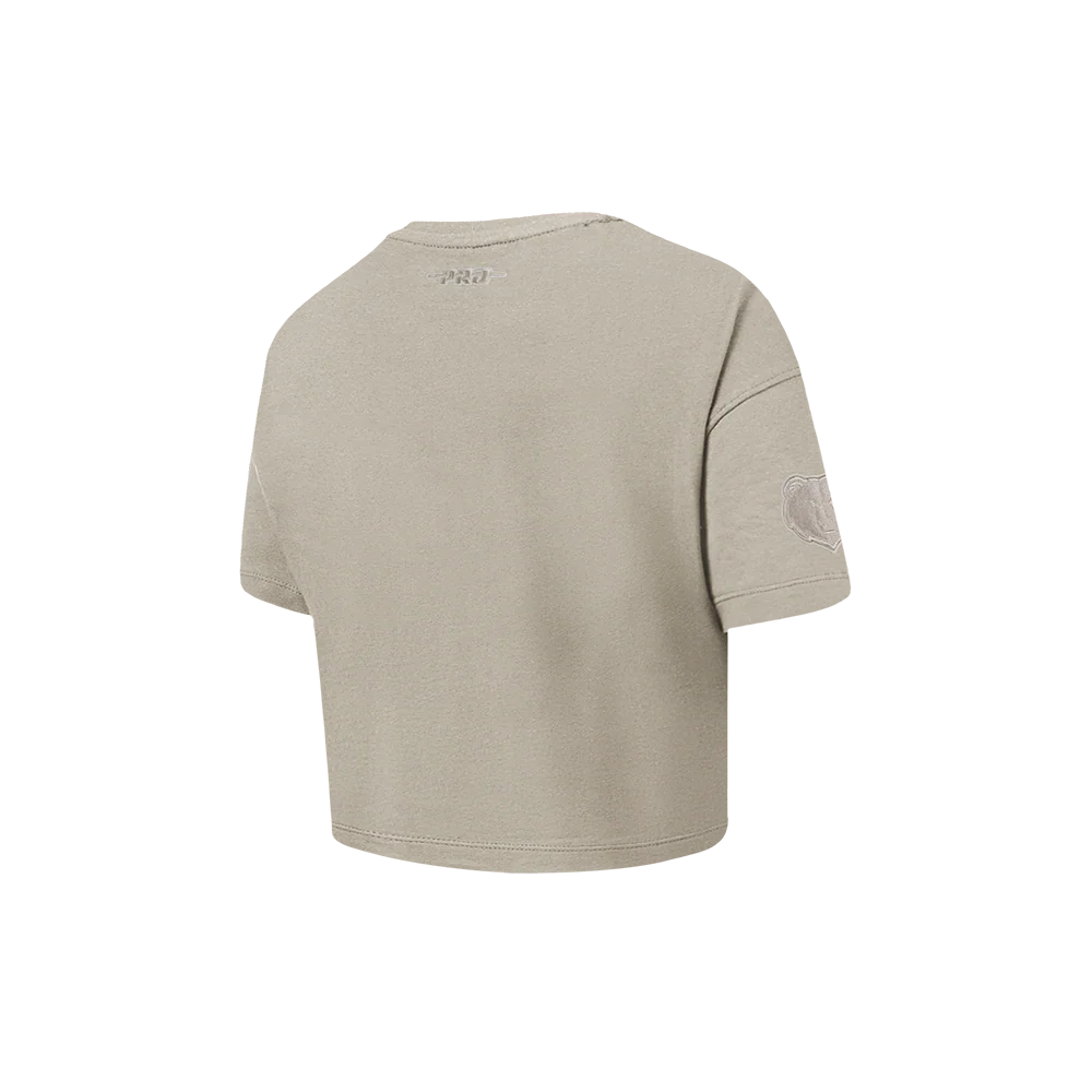 NBA MEMPHIS GRIZZLIES NEUTRAL TODDLER GIRLS SS BOXY TEE (TAUPE) - Image 4