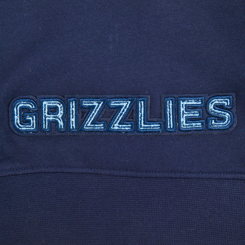 NBA MEMPHIS GRIZZLIES CLASSIC TODDLER GIRLS FLEECE FULL ZIP HOODIE  (MIDNIGHT NAVY) - Image 7