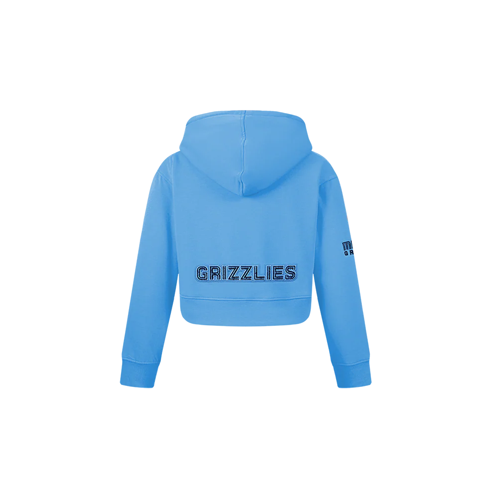 NBA MEMPHIS GRIZZLIES CLASSIC TODDLER GIRLS FLC FZ HOODIE (UNIVERSITY BLUE) - Image 3