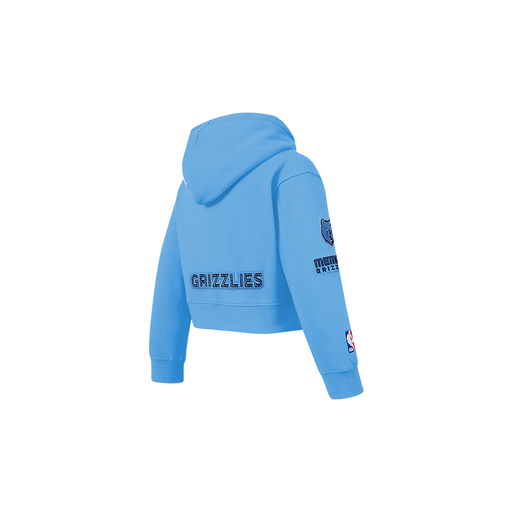 NBA MEMPHIS GRIZZLIES CLASSIC TODDLER GIRLS FLC FZ HOODIE (UNIVERSITY BLUE) - Image 4